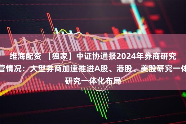 维海配资 【独家】中证协通报2024年券商研究业务经营情况：大型券商加速推进A股、港股、美股研究一体化布局